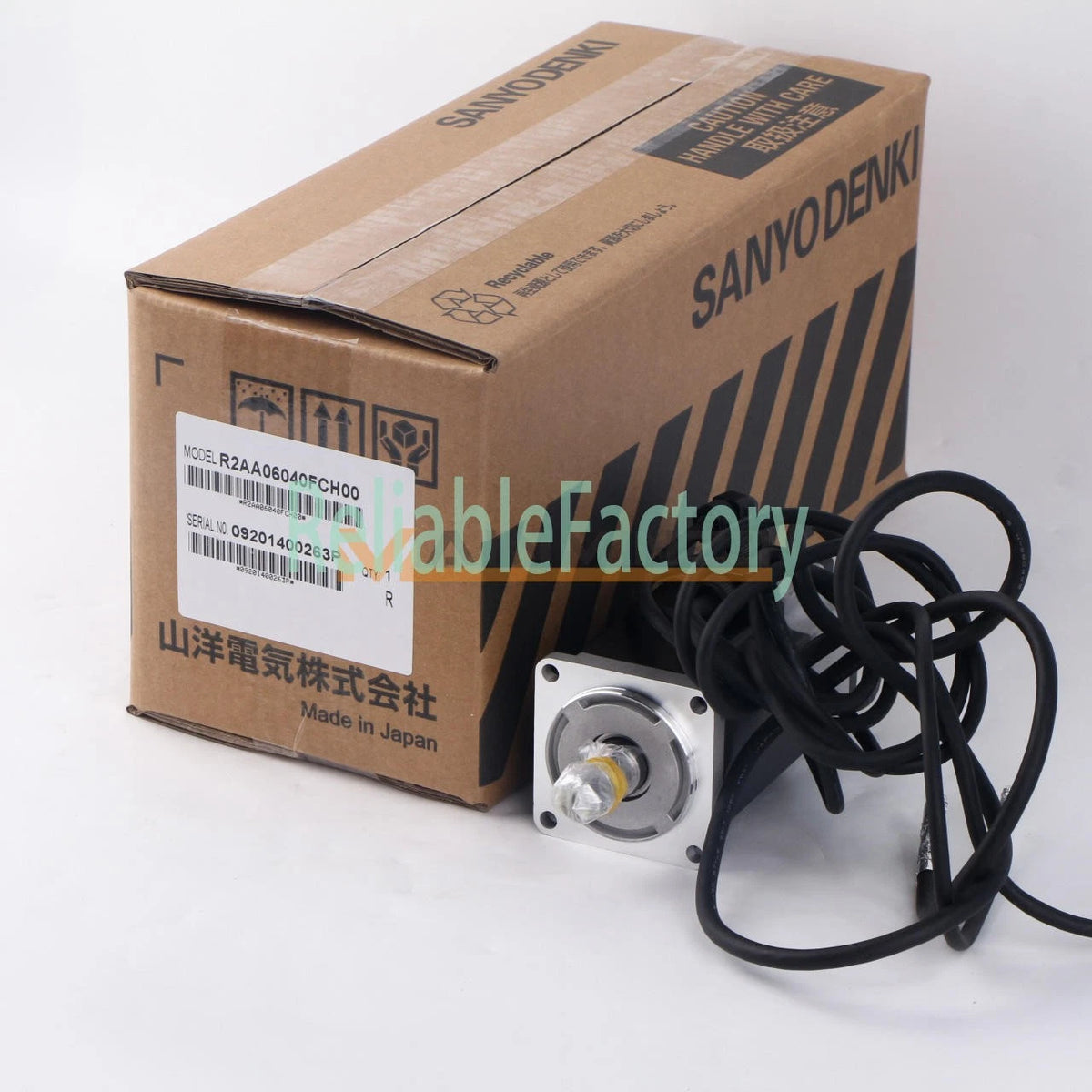 1PCS SANYO DENKI SERVO MOTOR R2AA06040FCH00
