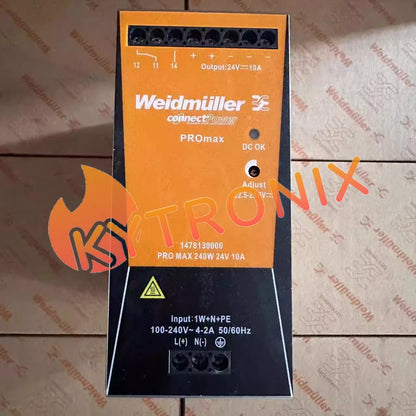 1Pcs Weidmuller Switching power supply PRO MAX3 240W 24V 10A 1478180000