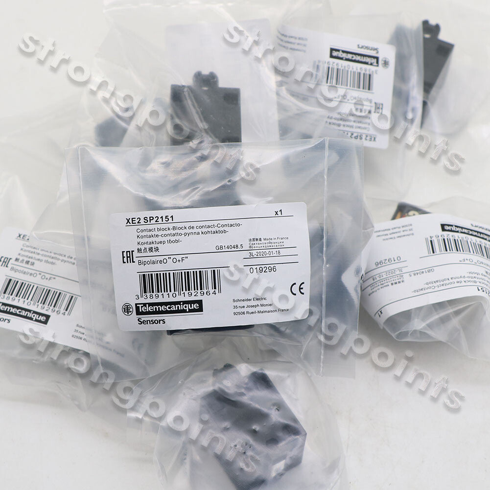 new (10PCS) Tele XE2SP2151 LIMIT SWITCH CONTACT BLOCK 1NC+1NO SNAP ACTION SC