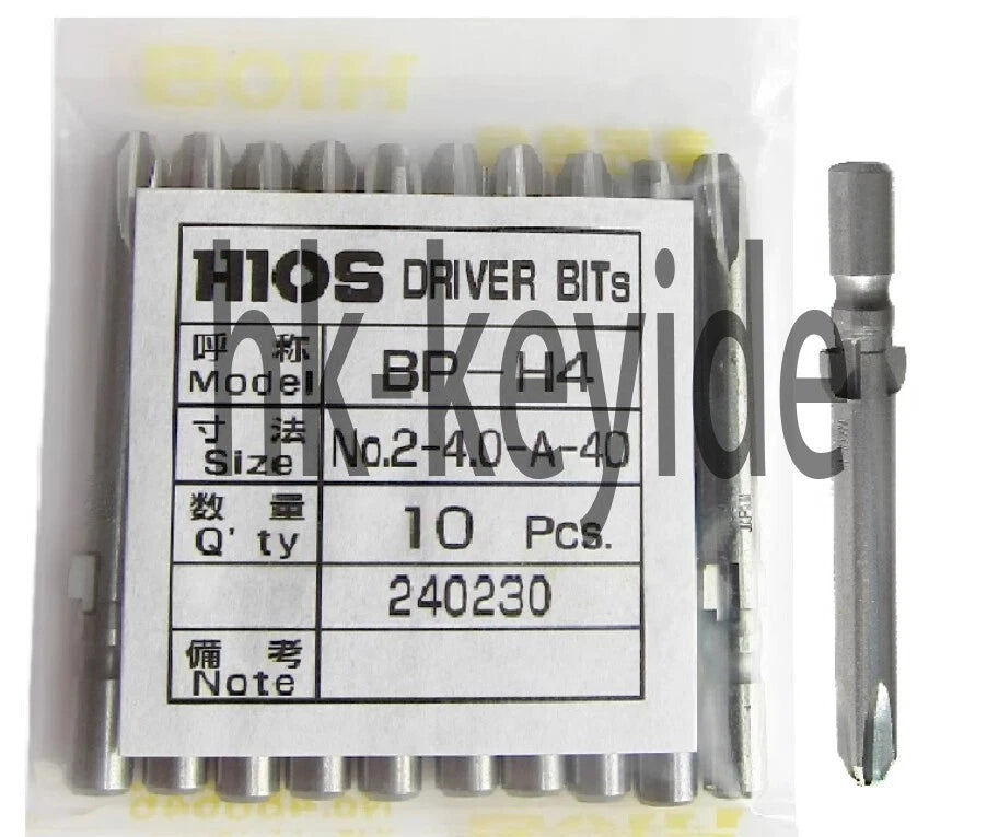 10pcs/pack FIT FOR BP-H4 No.2-4.0-A-40/60/80/100/120/150 electric batch head