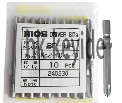 10pcs/pack FIT FOR BP-H4 No.2-4.0-A-40/60/80/100/120/150 electric batch head