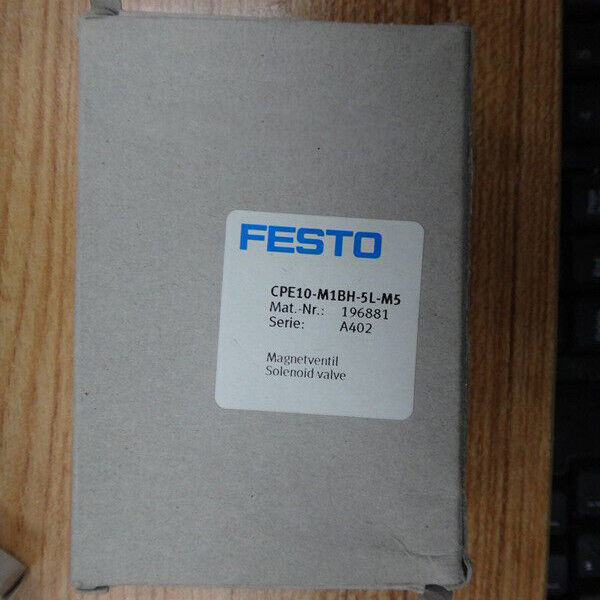 Festo Solenoid Valve CPE10-M1BH-5L-M5 196881 - FESTO
