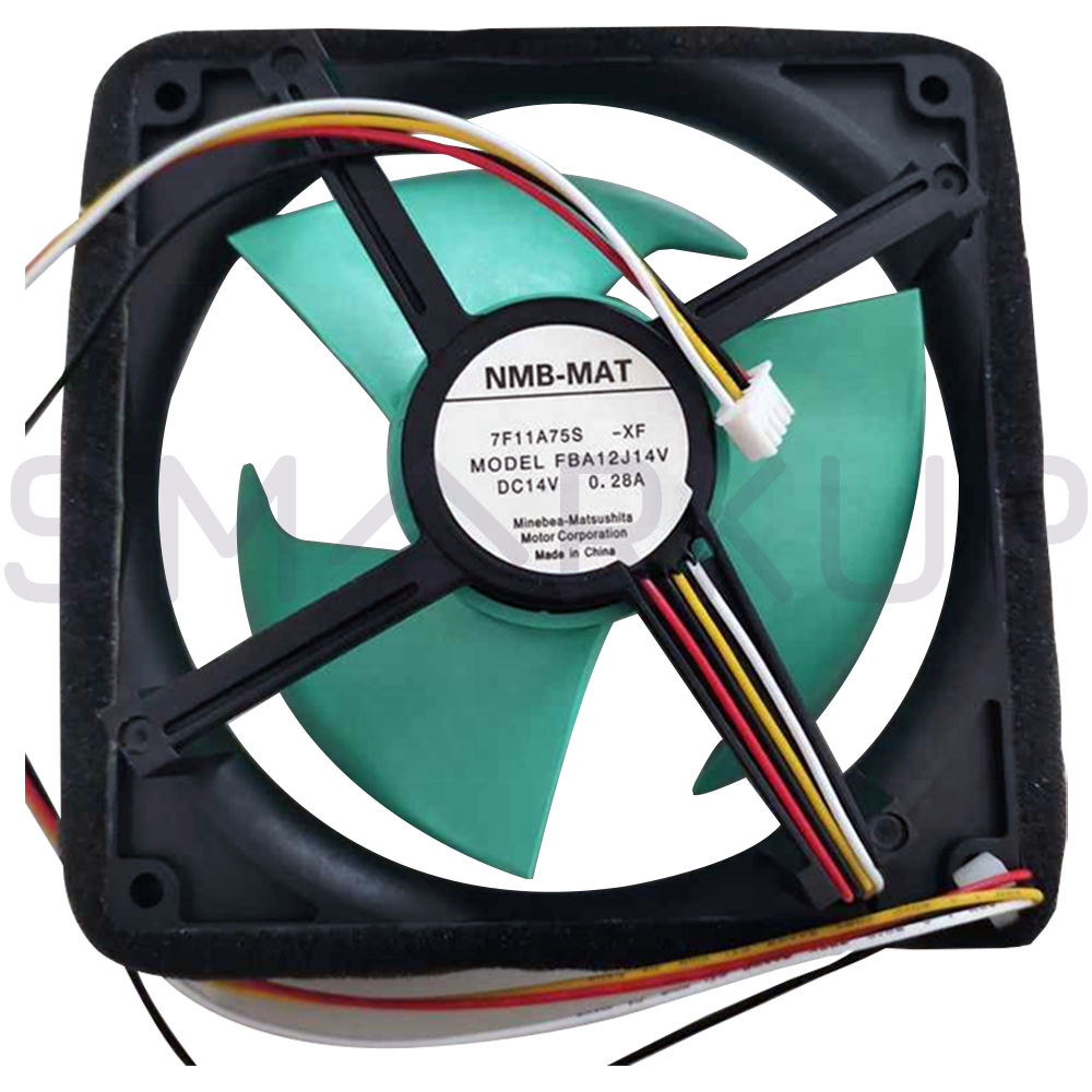 new  In Box NMB-MAT FBA12J14V Refrigerator Cooling Fan DC 14V 0.28A