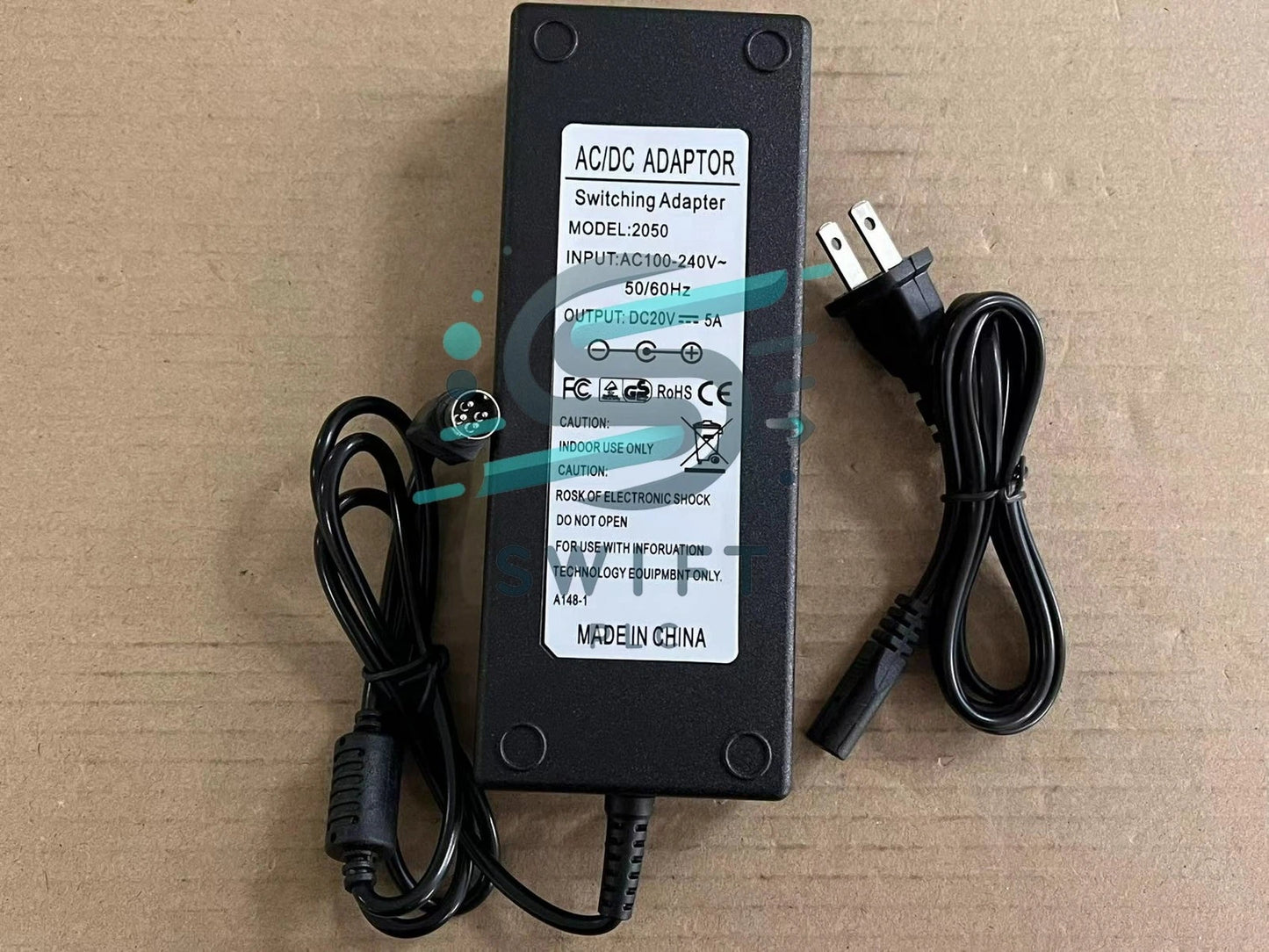 Applicable For GE vivid i Color Ultrasound Charger Adapter TWADP100 4pin US Plug