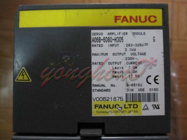 Used ONE A06B-6080-H305 Servo Amplifier in Good Condition - ONE