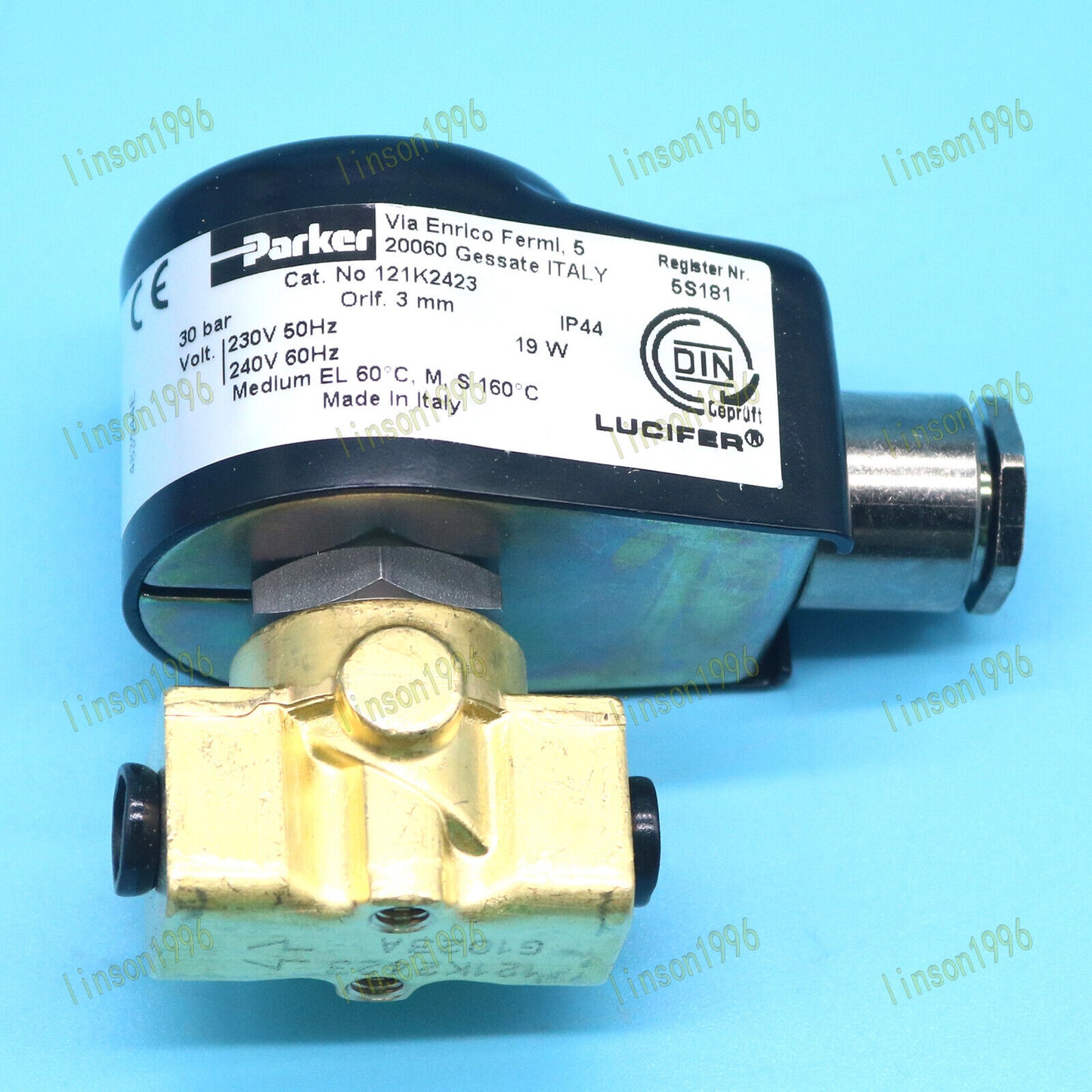 Parker Lucifer Solenoid Valves For Oil Burner 121K2423 SPOT STOCK - PARKER