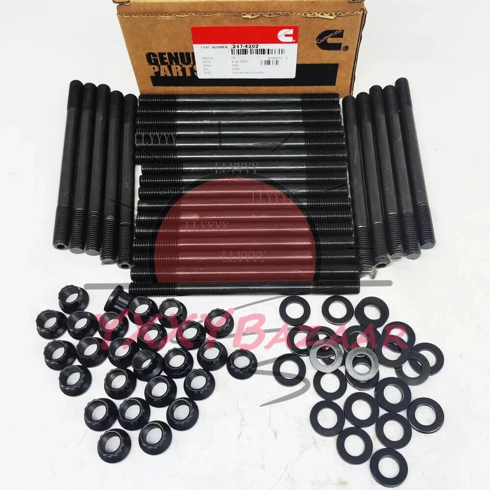 Cummins Cylinder Head Stud Kit 247-4202 for 98-18 Dodge 24v Diesel 5.9L 6.7L