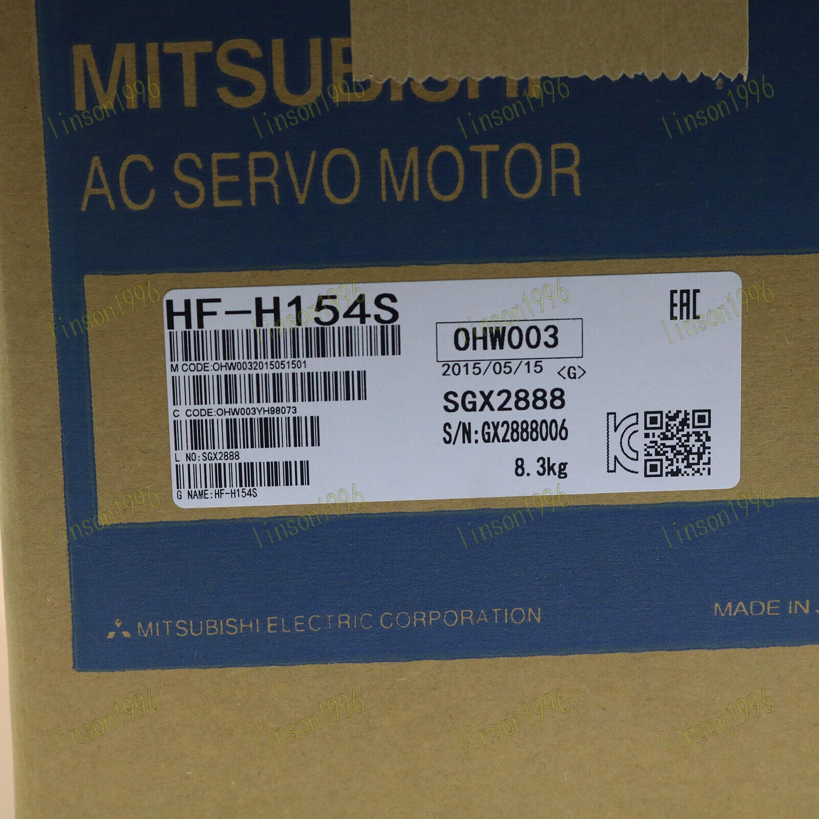 1PCS Mitsuboshi HF-H154S servo motor high-performance industrial - MITSUBISHI