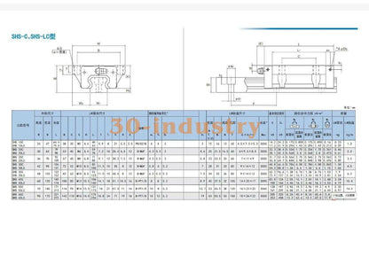 New SHS35LC Linear Guide Slider 48x100x152mm for Precision Motion - KOEED