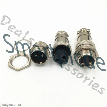 GX16/GX20/GX12 Ation Plug Male&Female Wire Panel Metal Connector 2/3/4/5/6Pin