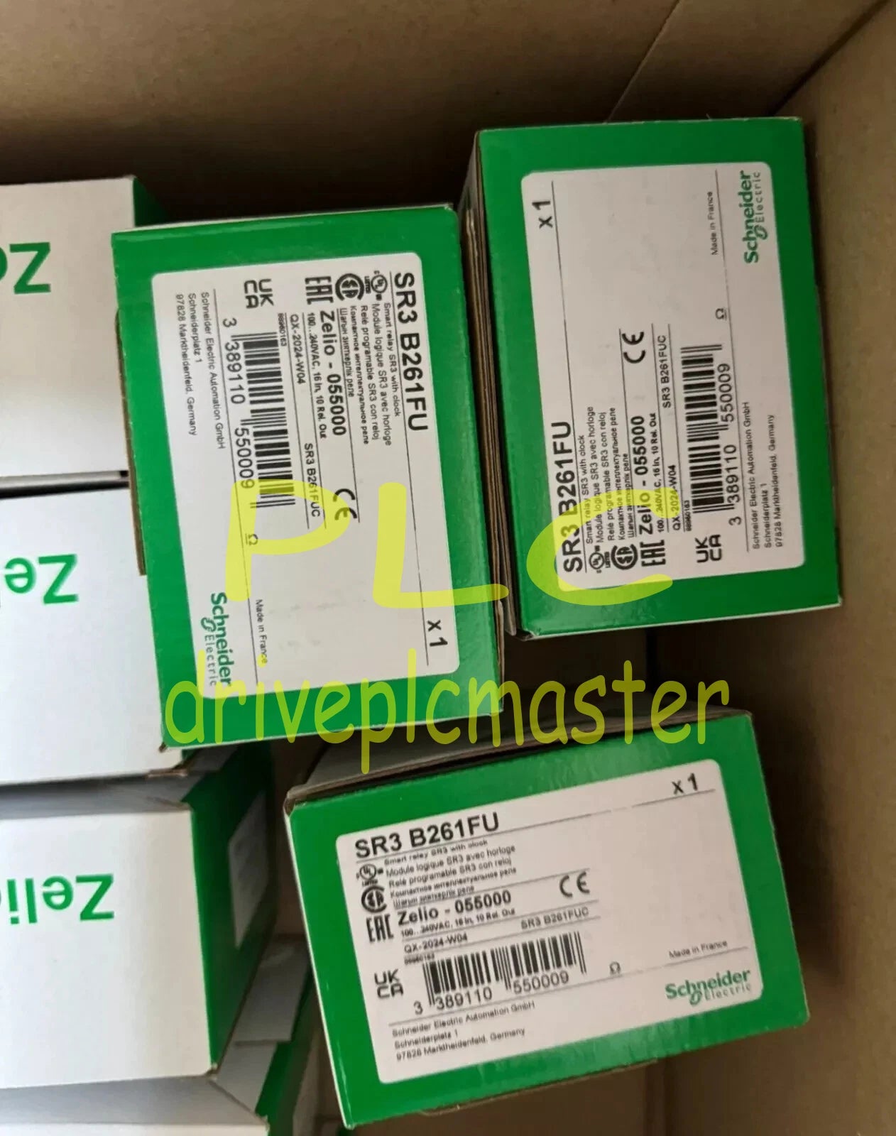 1PC Schneider SR3B261FU Relay Electric Extendable Modular PLC #dr