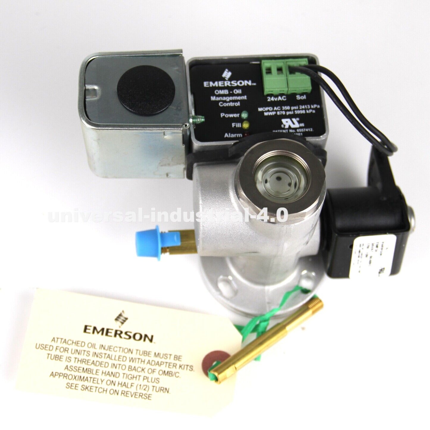 EMERSON OMB Series Oil Management Control - EMERSON