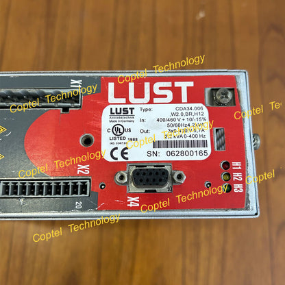 LUST LTi Drives CDA34.006.W2.0.BR.H12 180 Days Used - LUST