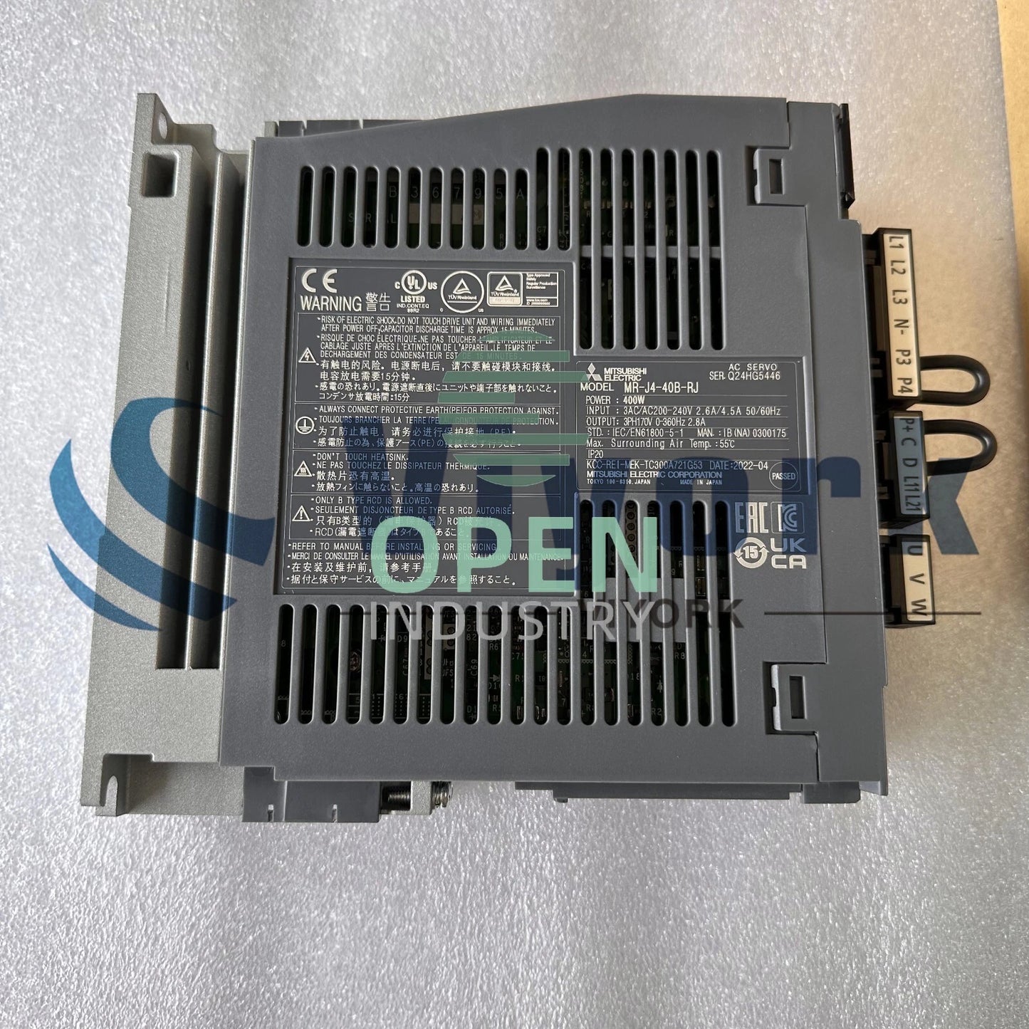 1PCS Mitsubishi MR-J4-40B-RJ SERVO AMP 400W 200V J2S CONVERSION UNIT
