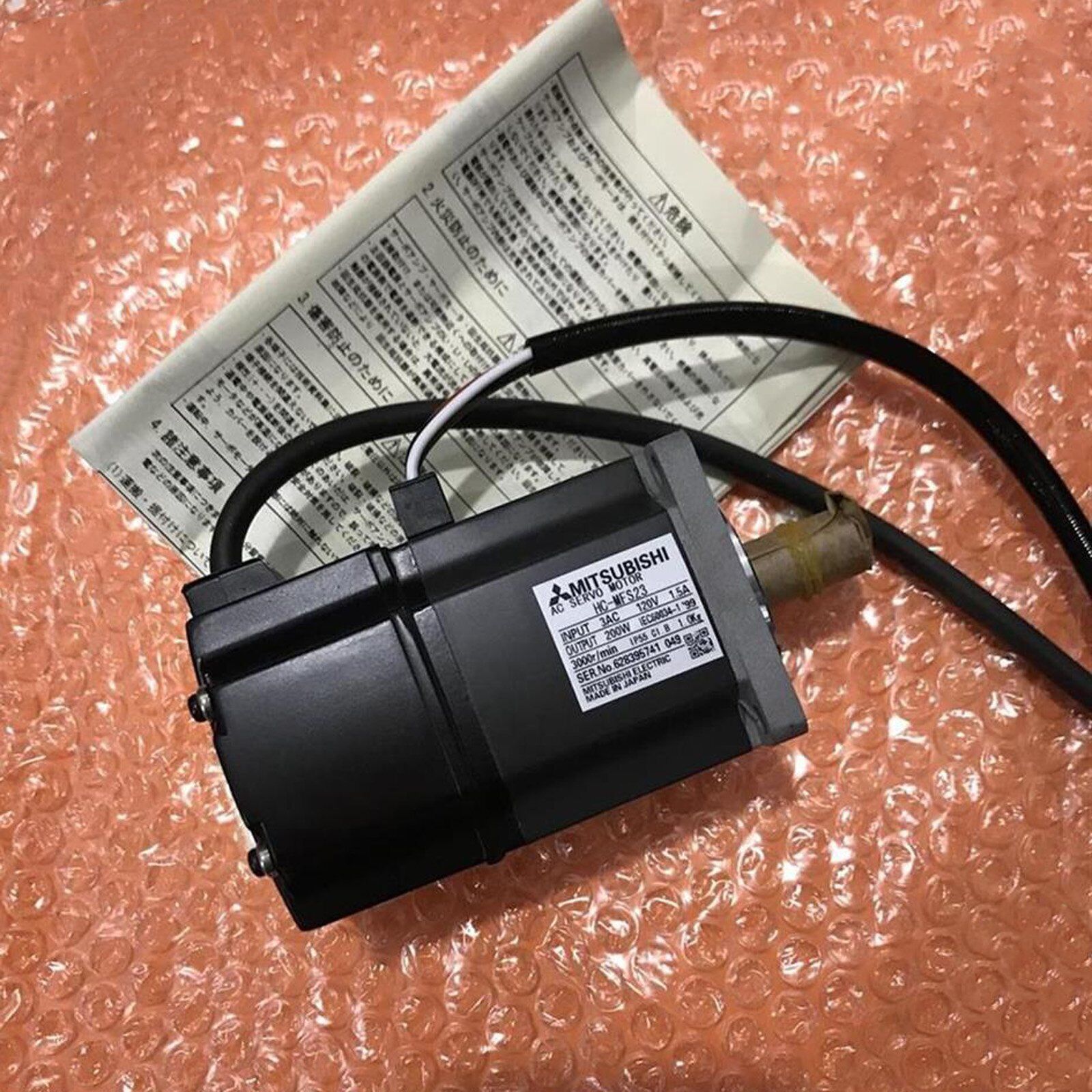 Used Mitsubishi SERVO MOTOR HC-MFS23 – Tested, Good Condition - MITSUBISHI