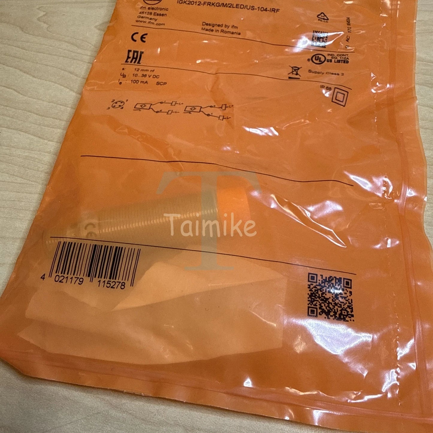 ! IFM IG5907 Proximity Sensor Switch IGK2012-FRKG/M/2LED/US-104-IRF