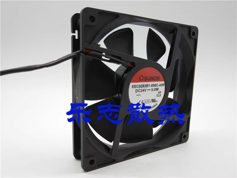 SUNON EEC0252B1-000C-A99 12025 DC24V 5.0W 2-Wire Inverter Cooling Fan