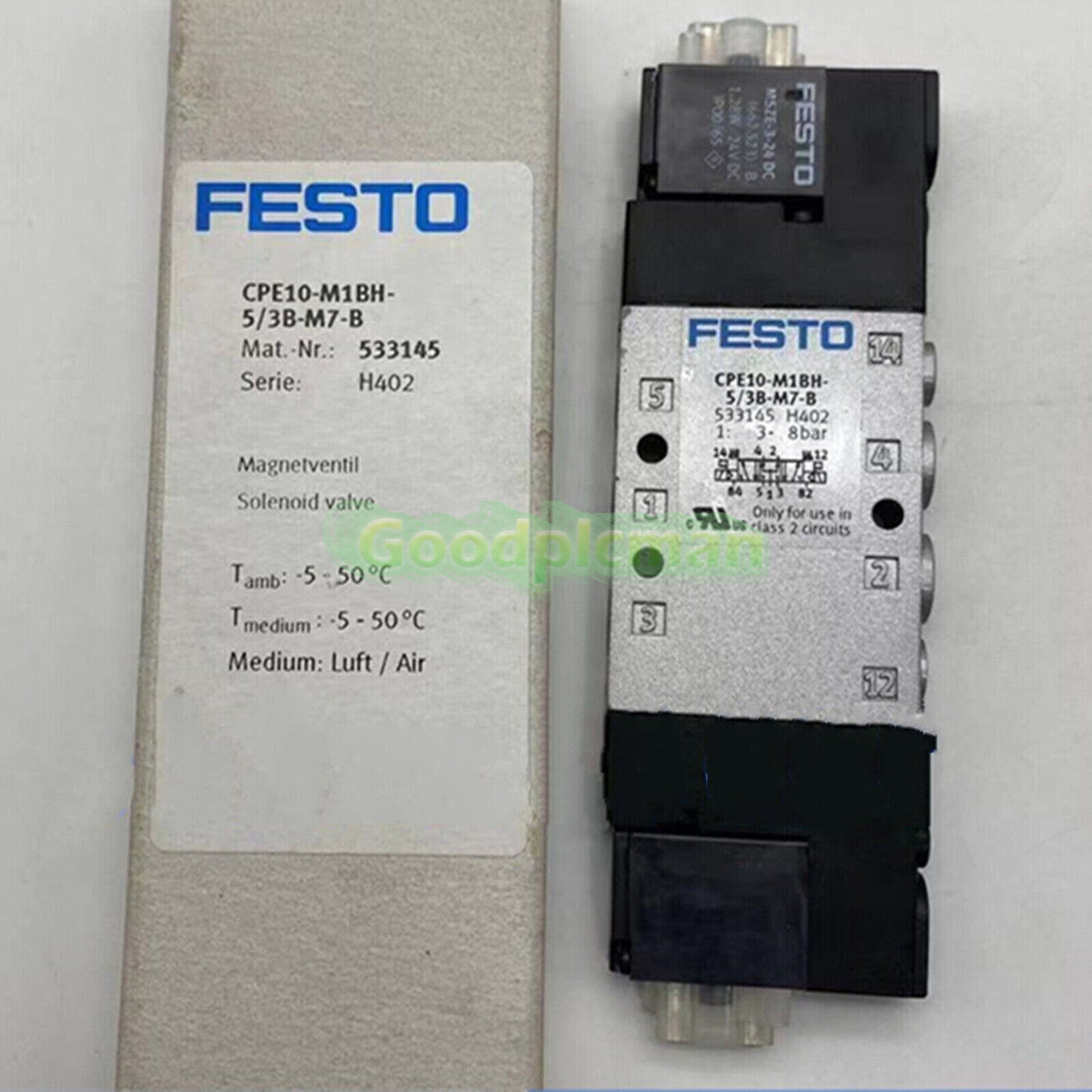 FESTO CPE10-M1BH-5/3B-M7-B 533145 Solenoid Valve 1Pcs/