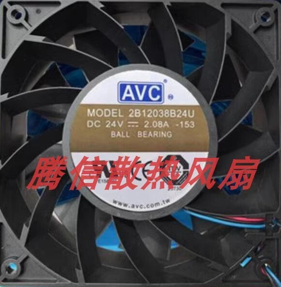 AVC 2B12038B24U 12038 DC24V 2.08A 12CM Inverter Cooling Fan