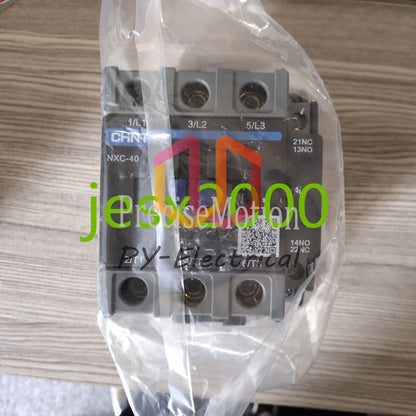 1PCS Chint AC Contactor NXC-40 220V