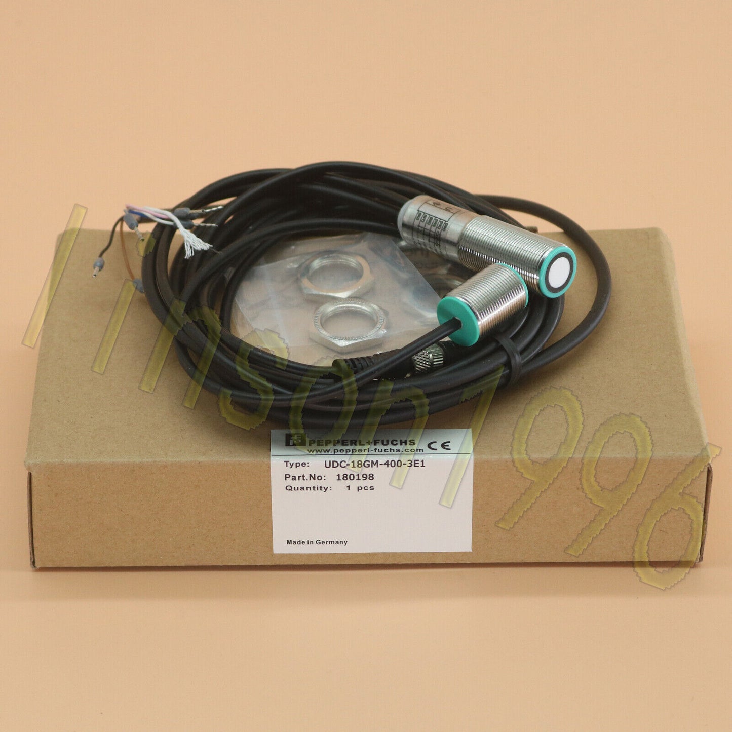 new Pepperl+Fuchs UDC-18GM-400-3E1 Ultrasonic Double Sheet Sensor - PEPPERL