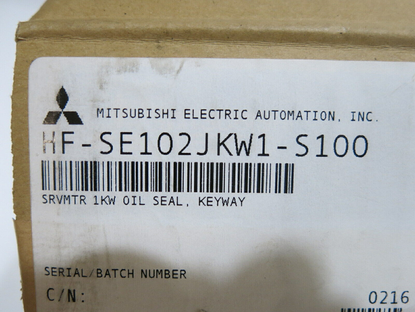 MITSUBISHI HF-SE102JKW1-S100 SERVO MOTOR - MITSUBISHI
