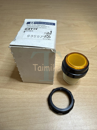 ! Telemecanique D3Y1Y Illuminated PB Operator Pushbutton 026383 Yellow