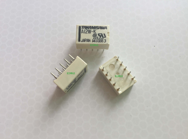 new 10PCS  TAKAMISAWA A12W-K A12WK  12V Relays