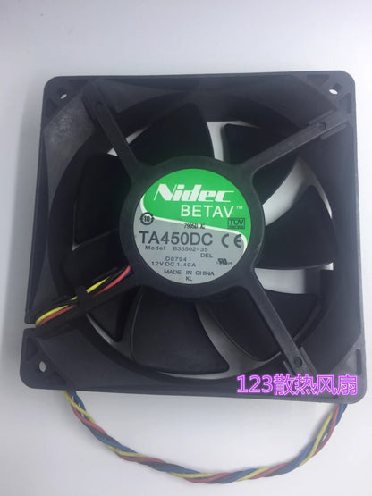 NIDEC TA450DC B35502-35 DC12V 1.40A 12CM Cooling Fan