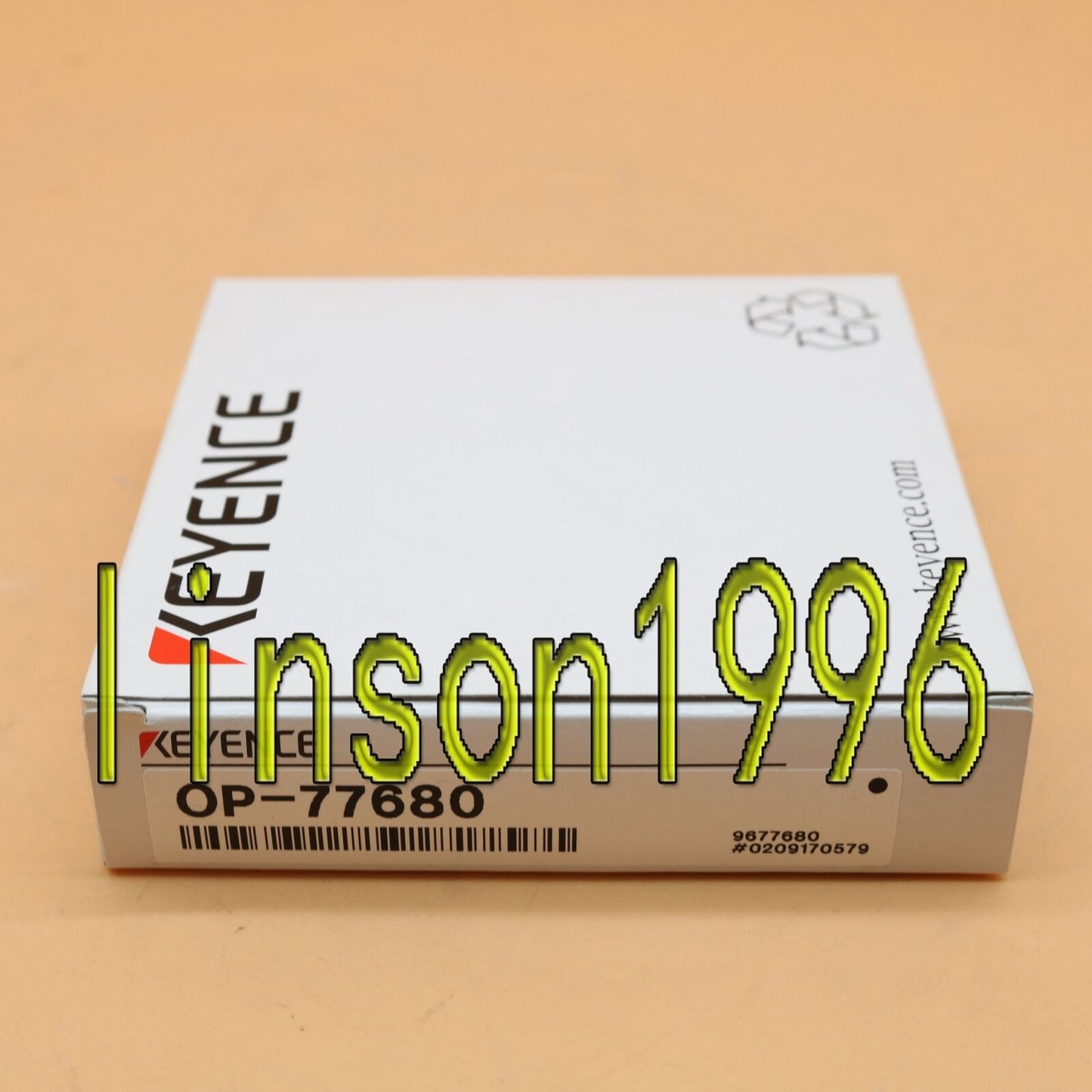 1PC KEYENCE OP-77680 Contact roller sensor head in box - KEYENCE