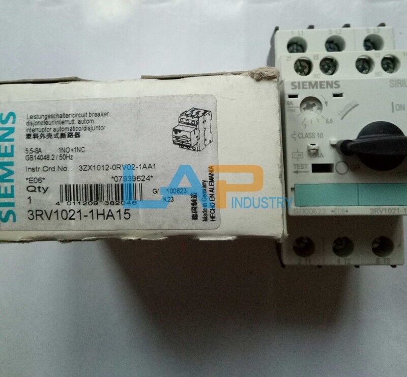 new 1PC  For Siemens Motor breaker 3RV1021-1HA15