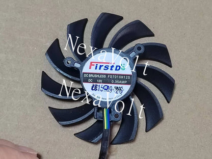 Sapphire Dual-X FD7010H12S HD7850 1G 2G graphics fan 75mm