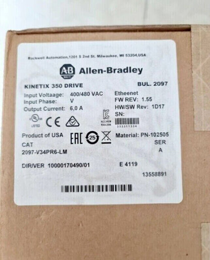 Allen-Bradley 2097-V34PR6-LM Kinetix 350 Servo Drive - ALLEN-BRADLEY