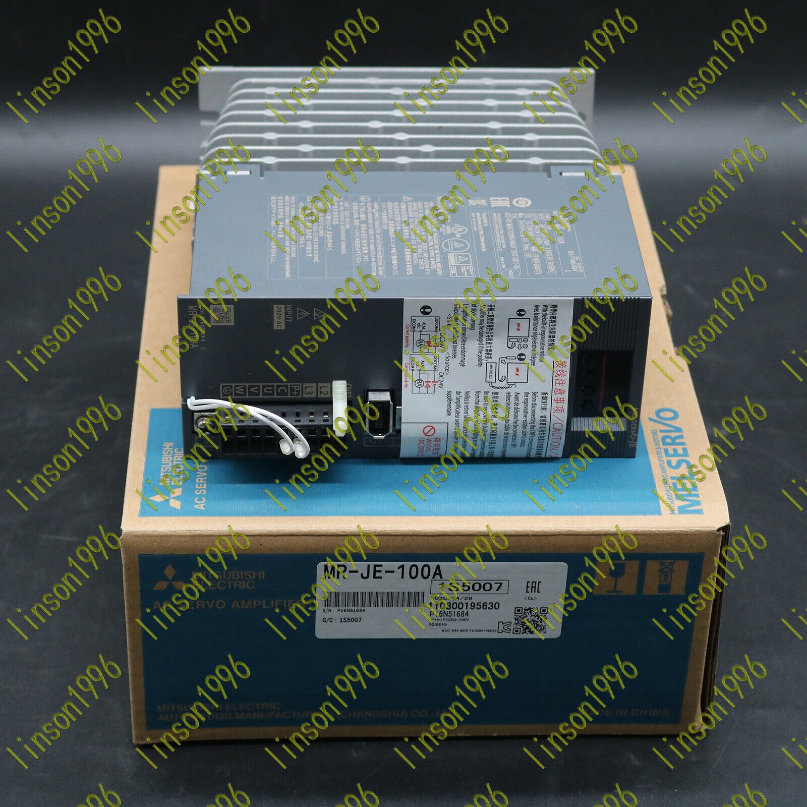 new Mitsubishi MR-JE-100A servo drive ONE Year (INBOX) - MITSUBISHI