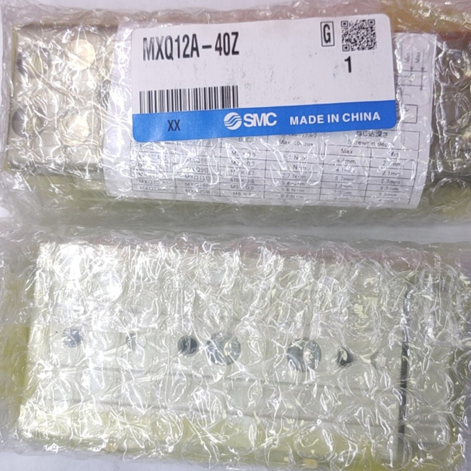 MXQ12A-40Z Pneumatic Slide Cylinder - SMC