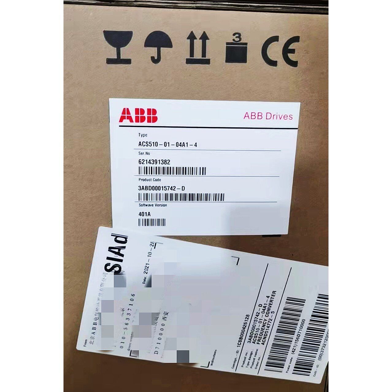 ABB Inverter ACS510-01-04A1-4 1.5KW 380V - ABB