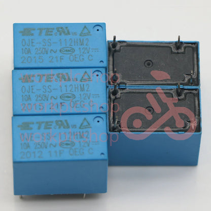 10PCS TE OJE-SS-112HM2 relay 12V 12VDC 10A 4 pin