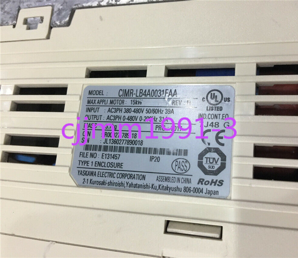used 1PC Yaskawa CIMR-LB4A0031FAA - YASKAWA