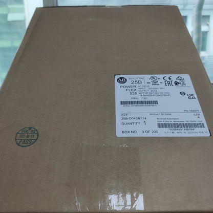 25B-D043N114 PowerFlex 525 AC Drive 480V 3.0HP FRN Sealed TX New - POWERFLEX