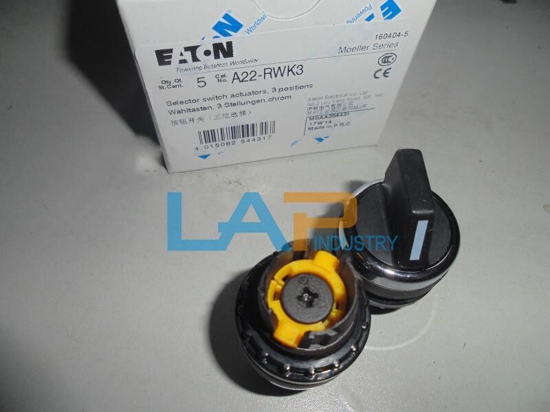 new 1PCS  For EATON MOELLER Pushbutton Switch A22-RWK3