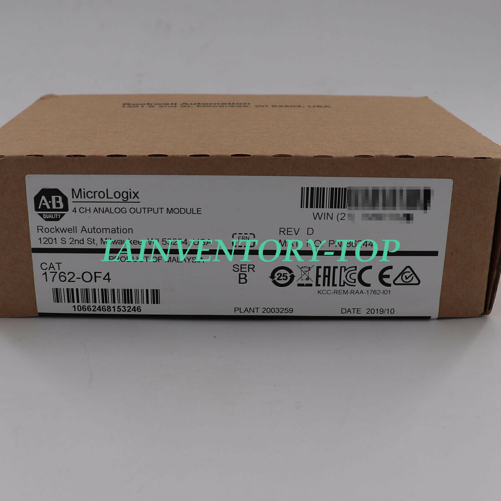 1762OF4 Analog Output Module - KOEED