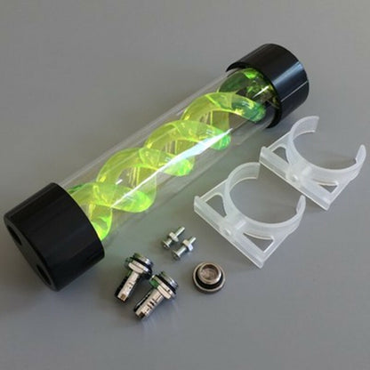 new Computer water cooling diameter 4.5CM length 20CM T water tank + outer 9.2 plug