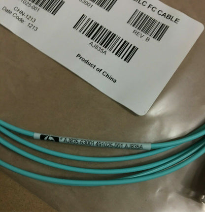 new HP AJ835A 491025-001 AJ835-63001 2M OM3 LC/LC Multi-mode Fiber Channel Cable
