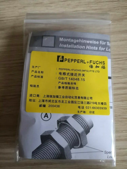 new One Pepperl+Fuchs Proximity Switch NBB2-12GM50-E2-V1 Fast Shipped - PEPPERL+FUCHS