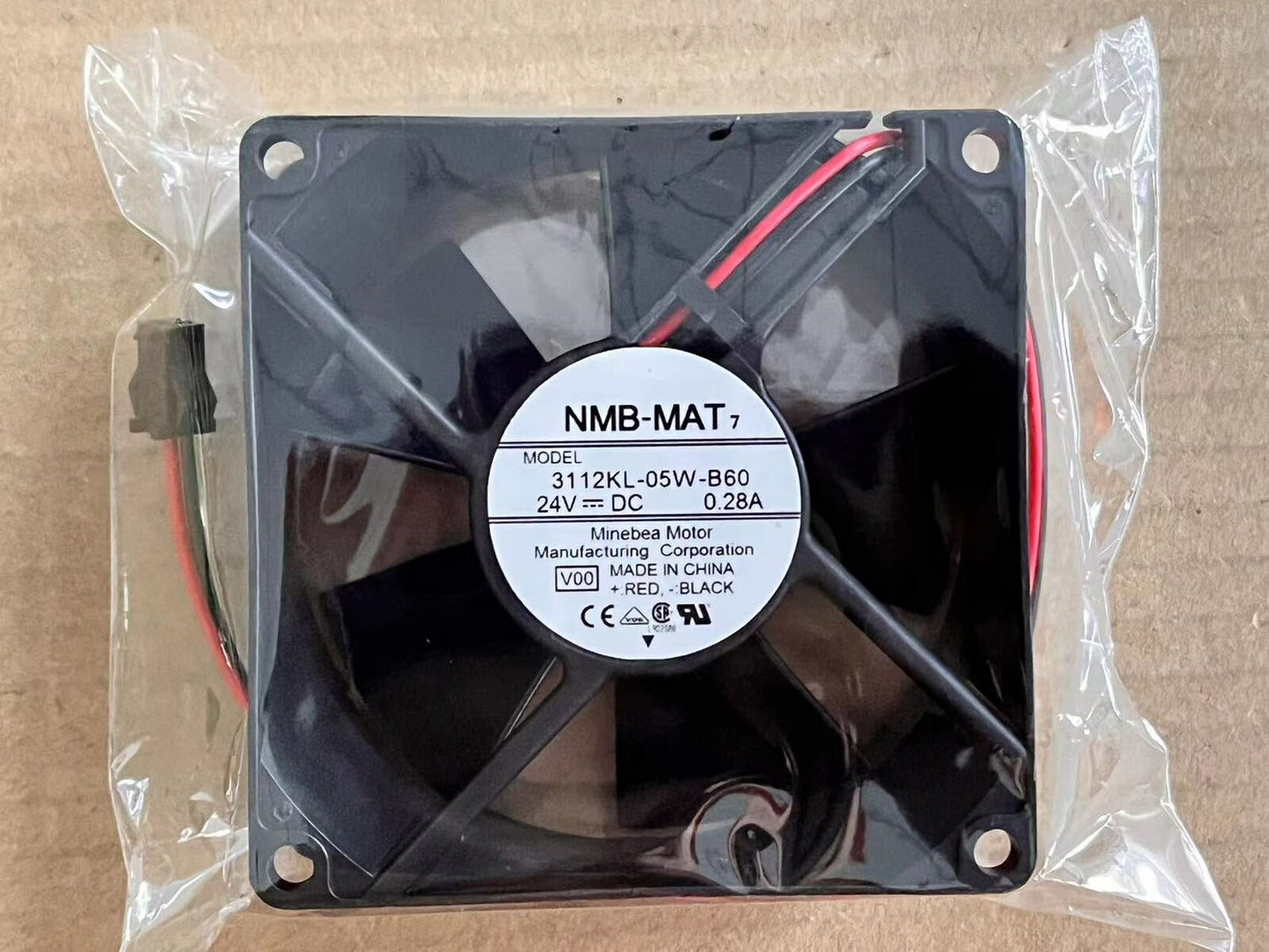 new 1pcs NMB 3112KL-05W-B60 8032 8CM 24V 0.28A cooling fan