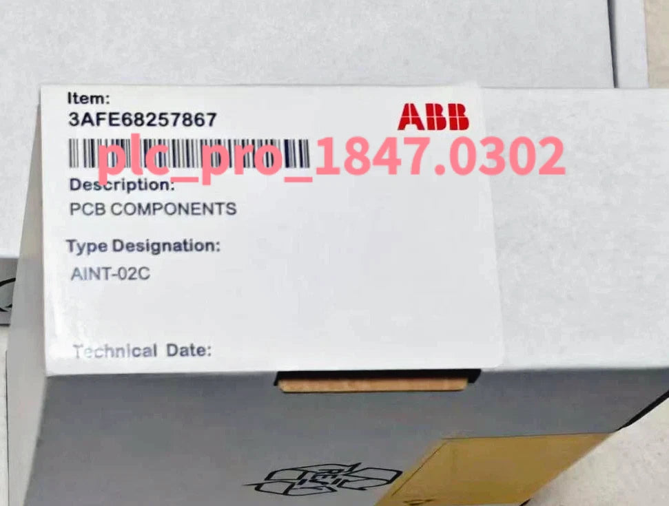 AINT-02C 1PCS ABB AINT-02C 3AFE68257867 PCB Board Fast shipment #c