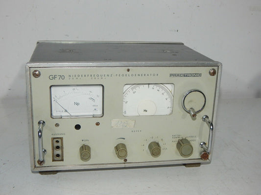 PRÄCITRONIC Measuring Device GF 70 Low-Frequency Level Generator 20Hz-20kHz - PRÄCITRONIC