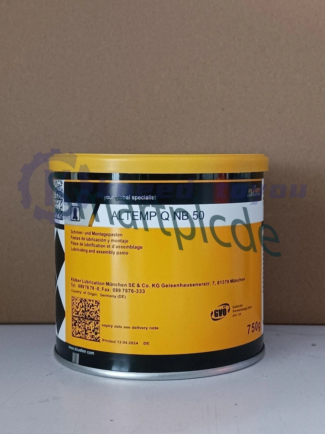 1PCS KLUBER Lubrication ALTEMP Q NB 50 Grease 750g ( 1.7 LB) free ship