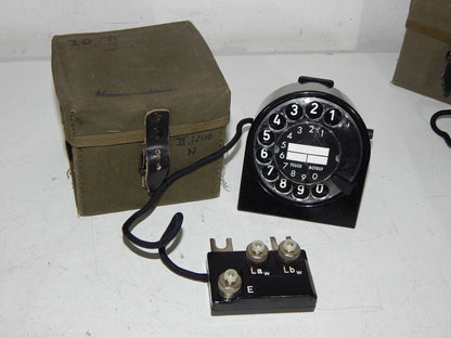 used BW Bund rotary dial for field telephone - BUND