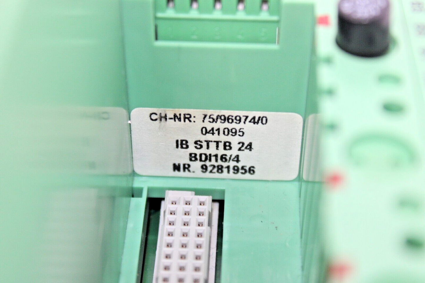 used Phoenix Contact IB STTB 24 BDI Digital Input Module 9281956 - PHOENIX CONTACT